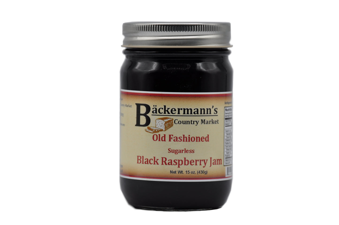 Sugarless Black Raspberry Jam
