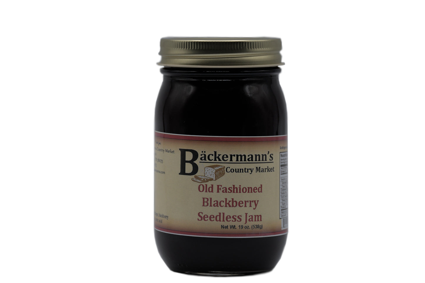 Old Fashioned Blackberry Seedless Jam