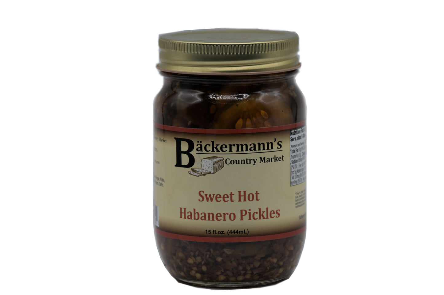 Sweet Hot Habanero Pickles