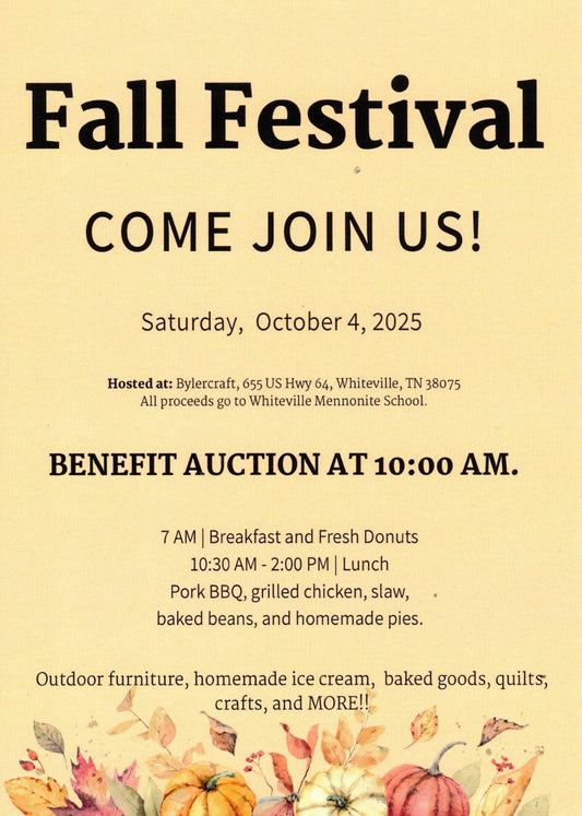 Fall Fest information