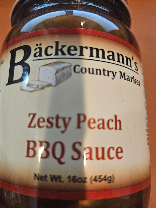 Zesty Peach BBQ Sauce