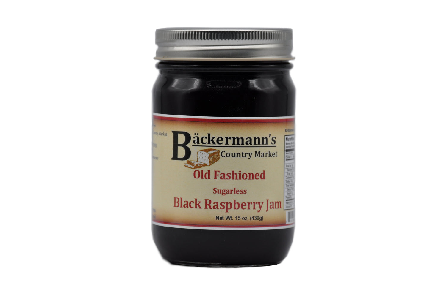 Sugarless Black Raspberry Jam