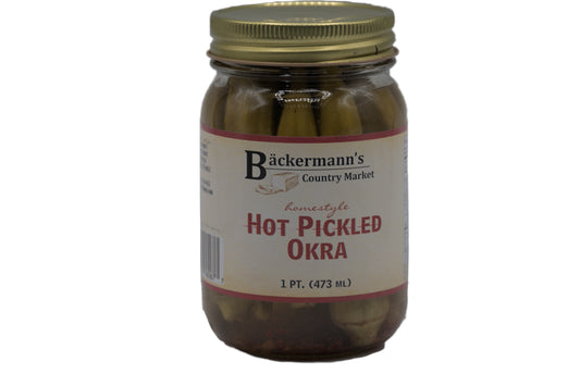 Hot Pickled Okra